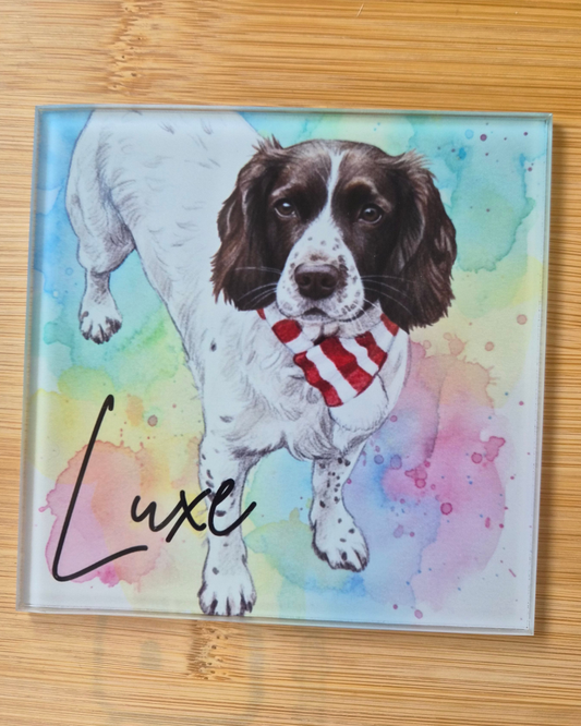 Personalised Glass Photo Coaster Keepsake